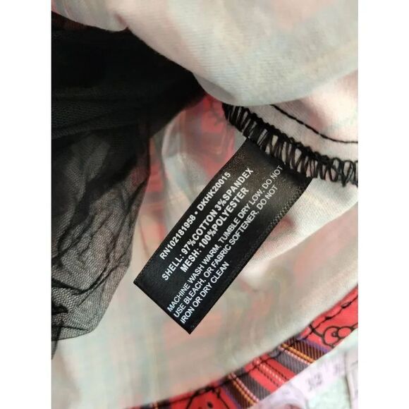DOLLS KILL X HELLO KITTY GOOD FOR EACH OTHER PLAID MINI SKIRT L - Picture 7 of 8